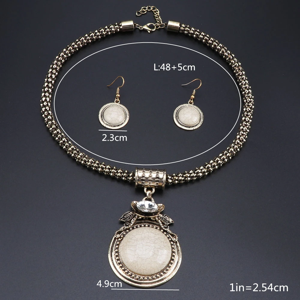 Для женщин заявление цепь кулон колье нагрудник Цепочки и ожерелья серьги Модные украшения набор