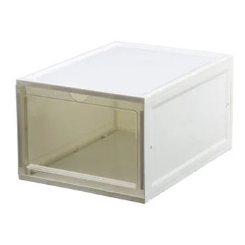 

Plastic Shoe Box Transparent Storage Box Drawer Type High Heel Shoes Boxes Stackable Clamshell DIY Shoebox Drawer Case Organize