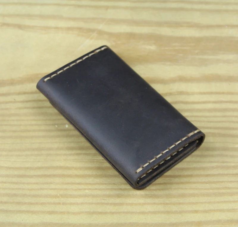Handmade Vintage Genuine Leather Key Holder Men Leather Key Wallet Men key case Women key organizer Fashion pouch Bag key case key holder key organizer key purse