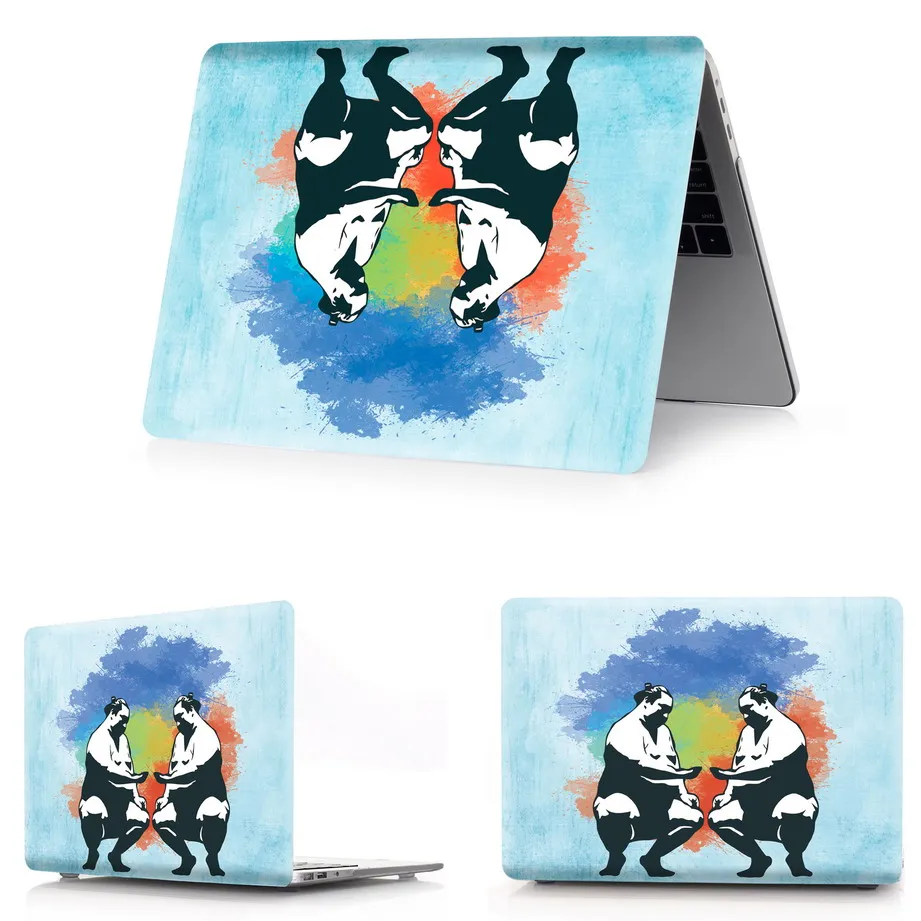 chou-xiang-xiang-pu Новинка чехол для ноутбука Sumo с принтом для MacBook Air Pro retina 11 12 13 15 Pro 13,3 15,4 дюймов с сенсорной панелью+ чехол для клавиатуры - Цвет: chou-xiang-xiang-pu