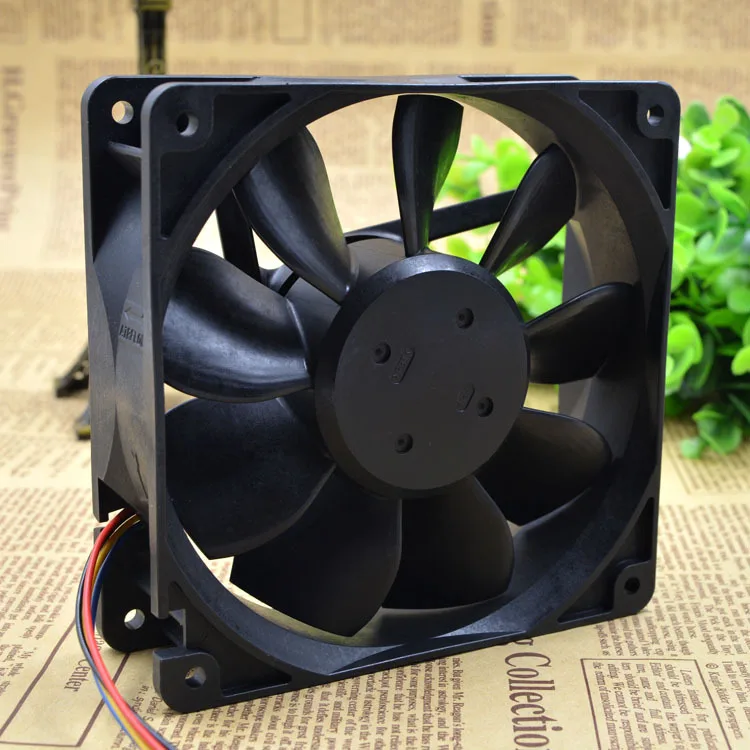 Для НМБ 4715KL-05W-B46 24V 0.46A 120*120*38 мм 4-провод Вентилятор охлаждения с двумя подшипниками