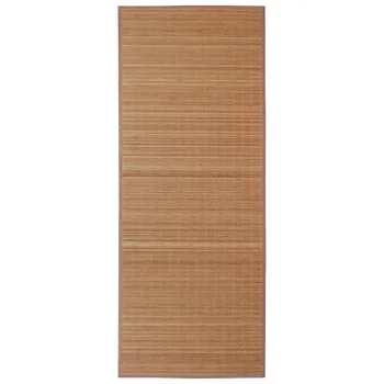 

Rectangular Brown Bamboo Rug 80 x 300 cm