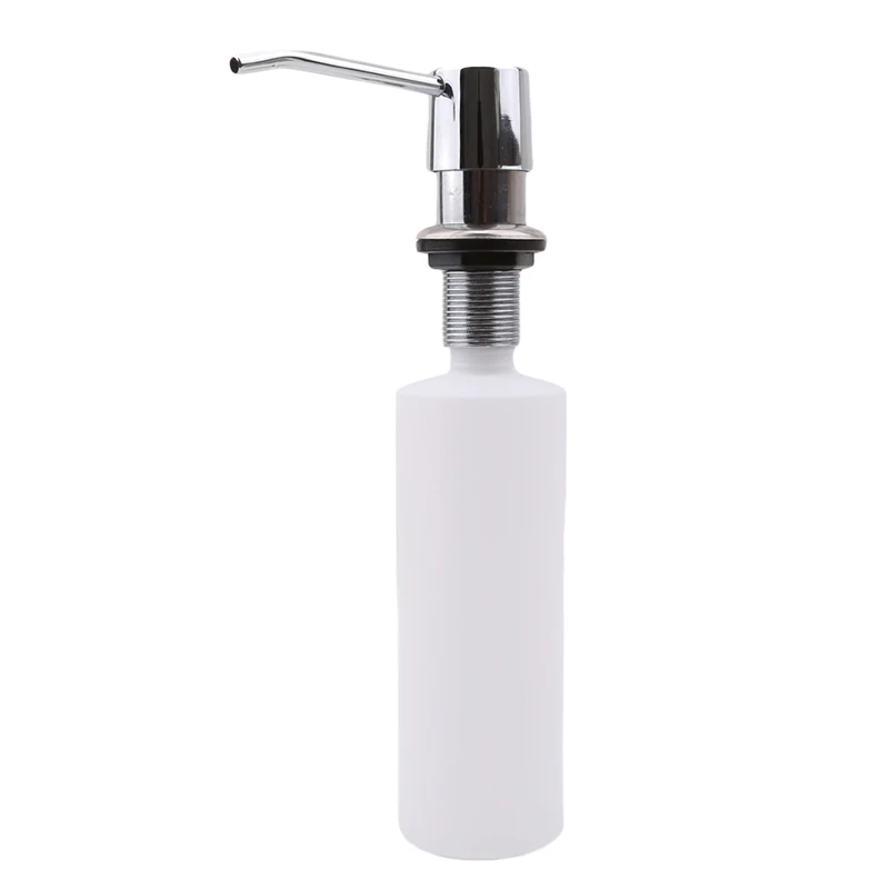 300ML Kitchen Sink Soap Dispenser Stainless Steel Liquid Soap Bottle Extension Tube Kit Lotion Detergent Dispenser Accessories soap dispenser
