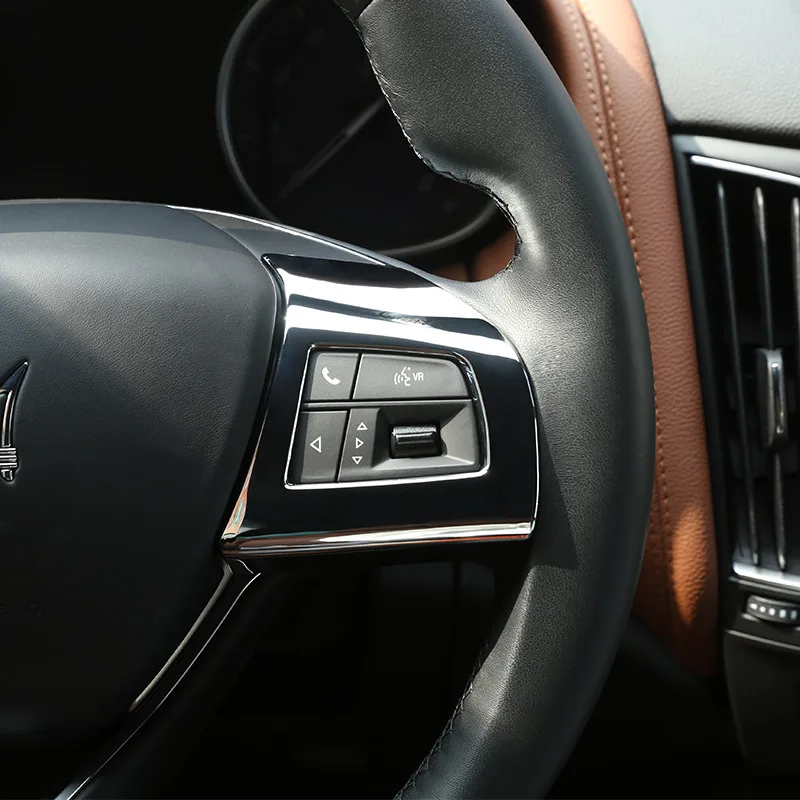 Copertura Interruttore Fari In ABS Stile Fibra Di Carbonio Per Maserati Levante – Argento - 5