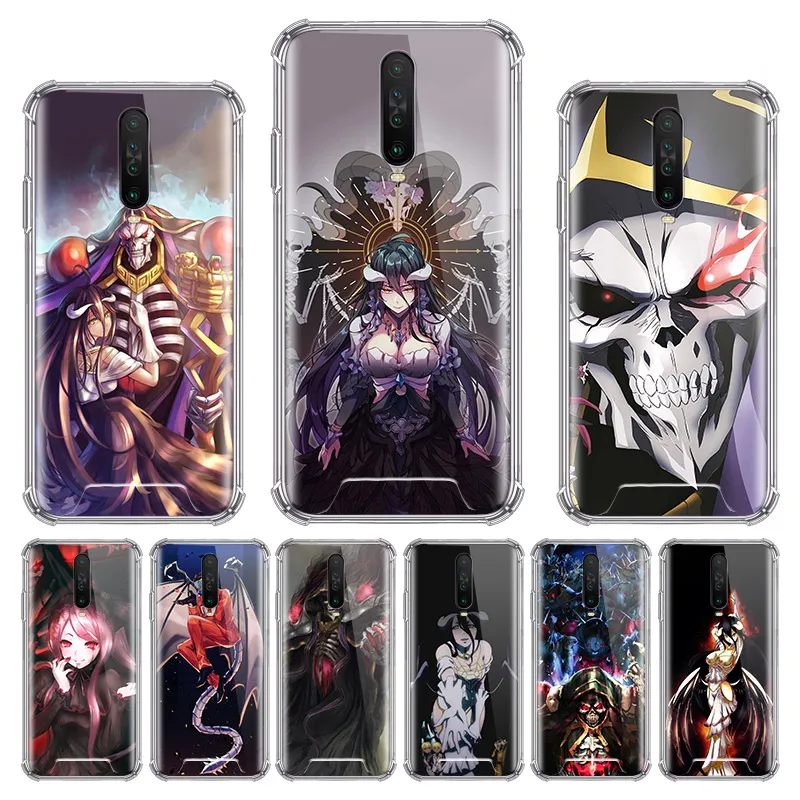 Overlord Anime Case For Xiaomi Redmi Note 8T 9 Pro Max 8 9S 7 6 7A 6A K20 K30 Pro Zoom Airbag Anti Sac Phone Shell