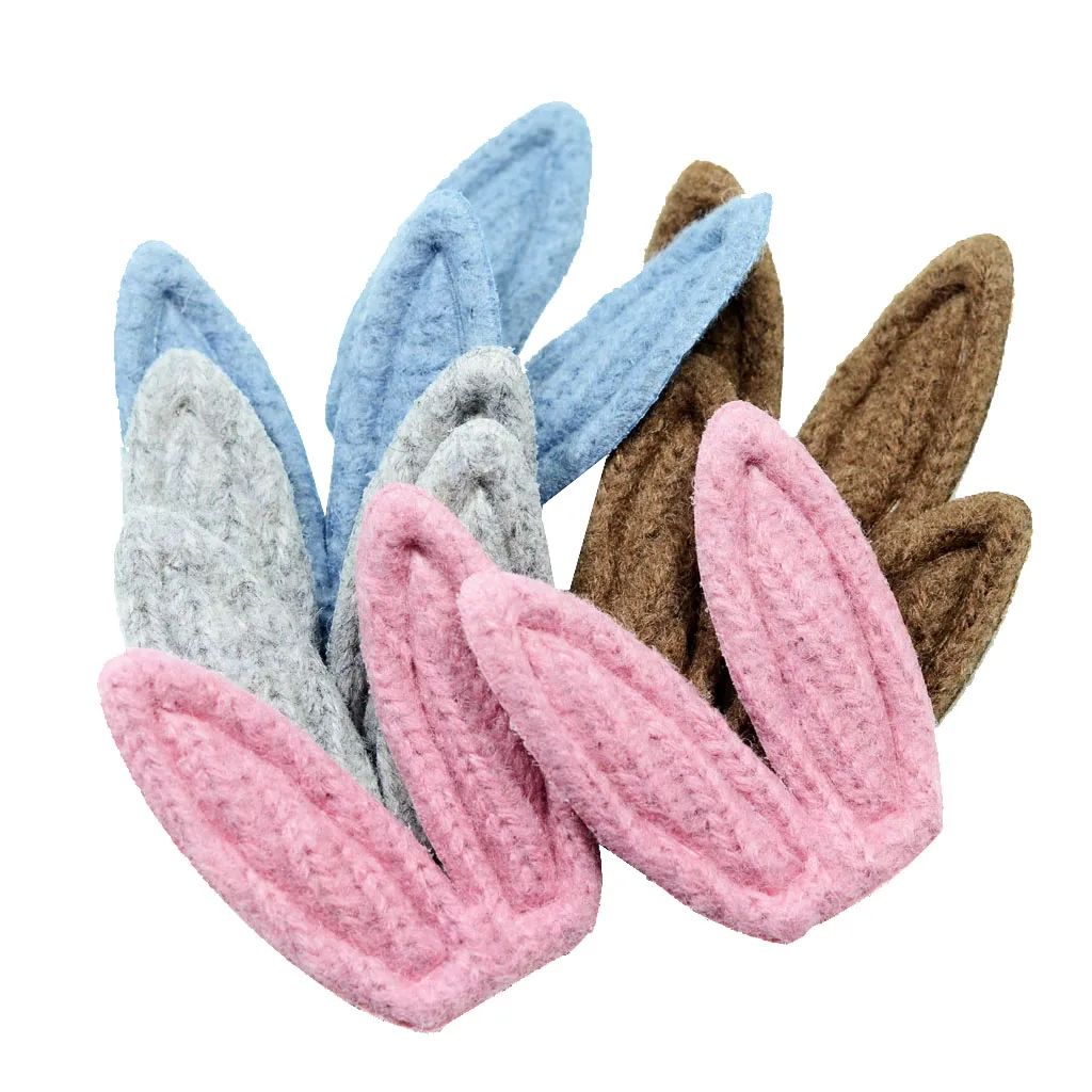 8 Pieces Handmade Yarn Rabbit Ears Crafts For &Kids Headband Party  Hair Band DIY Hair Accessories Garment Decorations