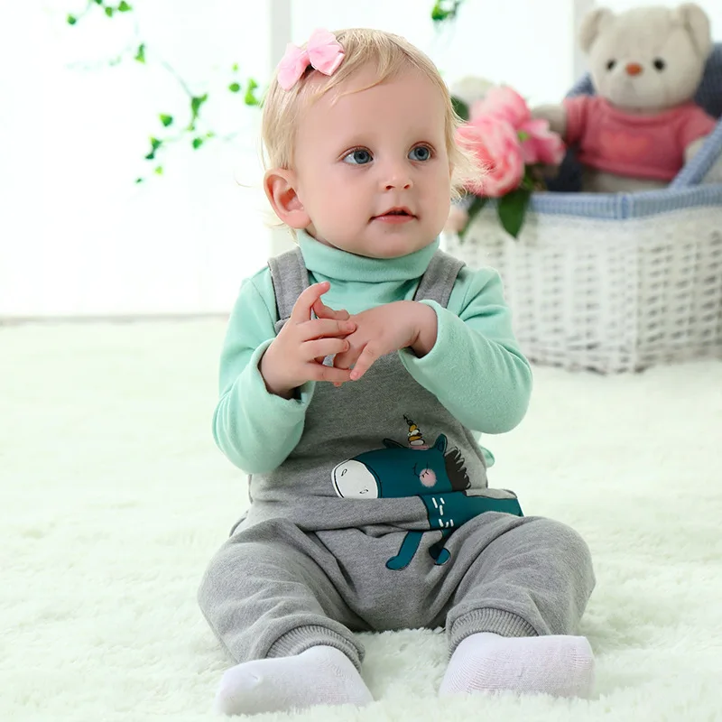 

Childrenswear Tolo Rabbit 2016 Autumn Donkey Suspender Strap Set-Style Soft Infants' And Children's Clothes H2255