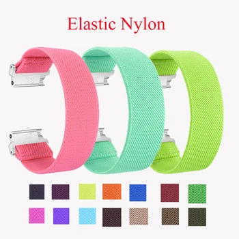 

Elastic Nylon Watch Band Strap for Samsung Galaxy Watch 18mm 20mm 22mm Colorful Nylon Watch Bracelet Elastic Nylon Band Wrist