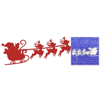 

Christmas Santa Craft Metal Cutting Frame Templates Scrapbooking Embossing Paper Cards Photo Album Craft Stencils Dies