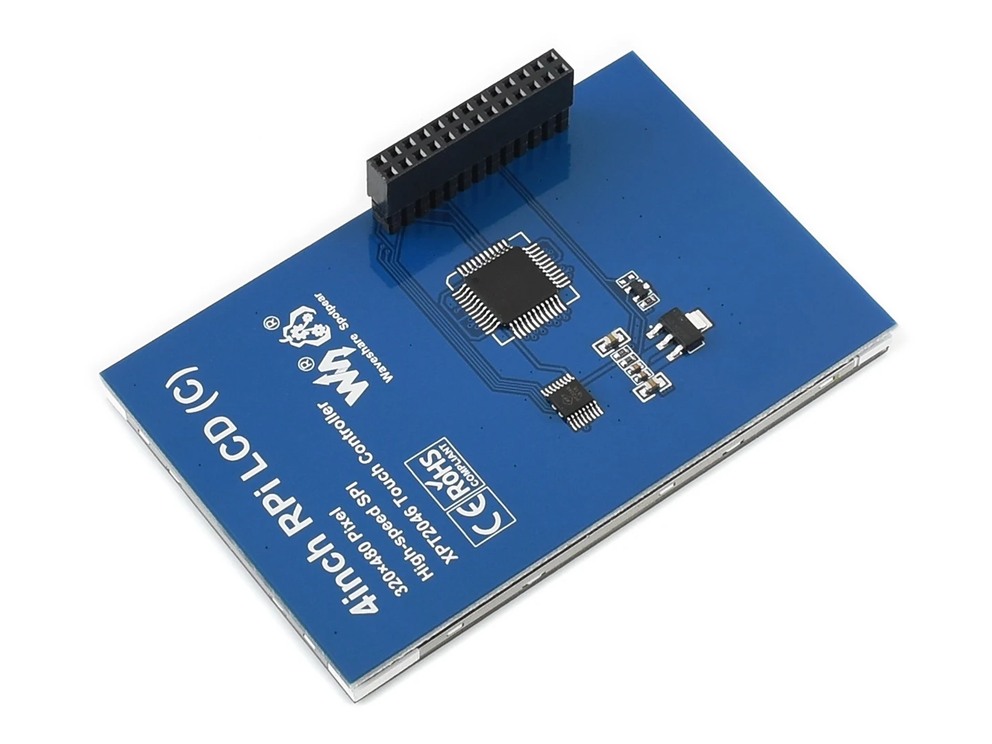 Waveshare-4 ġ RPi LCD (C), 480x320, 4 ġ ġ ũ TFT LCD,  , 125MHz  SPI  