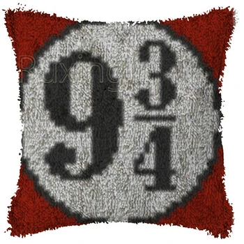 

DIY Latch Hook Rug Kits Cartoon Yarn Cushion Carpet Cover Floor Mat 3D Sewing Needlework Gift for Adults Kids