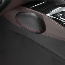 TIOODRE автомобильное сиденье, подушка для ног, Кожаная подушка для ног, удобный наколенник, поддержка бедра для BMW серии