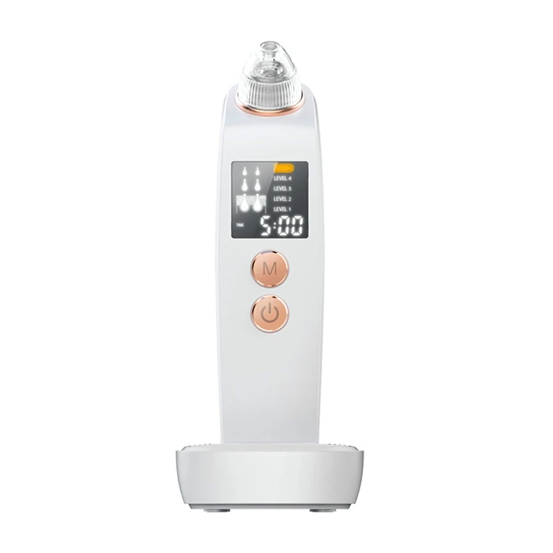 AOKO Blackhead Remover Wireless Charging Face Deep Pore Cleaner Exfoliating Acne Pimple Removal Blackhead Vacuum Suction Device 5