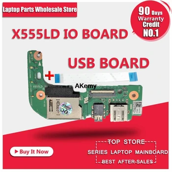 

original For asus FL5800L FL5900L V555L FL5600L USB AUDIO CARD READER BOARD X555LD_IO BOARD