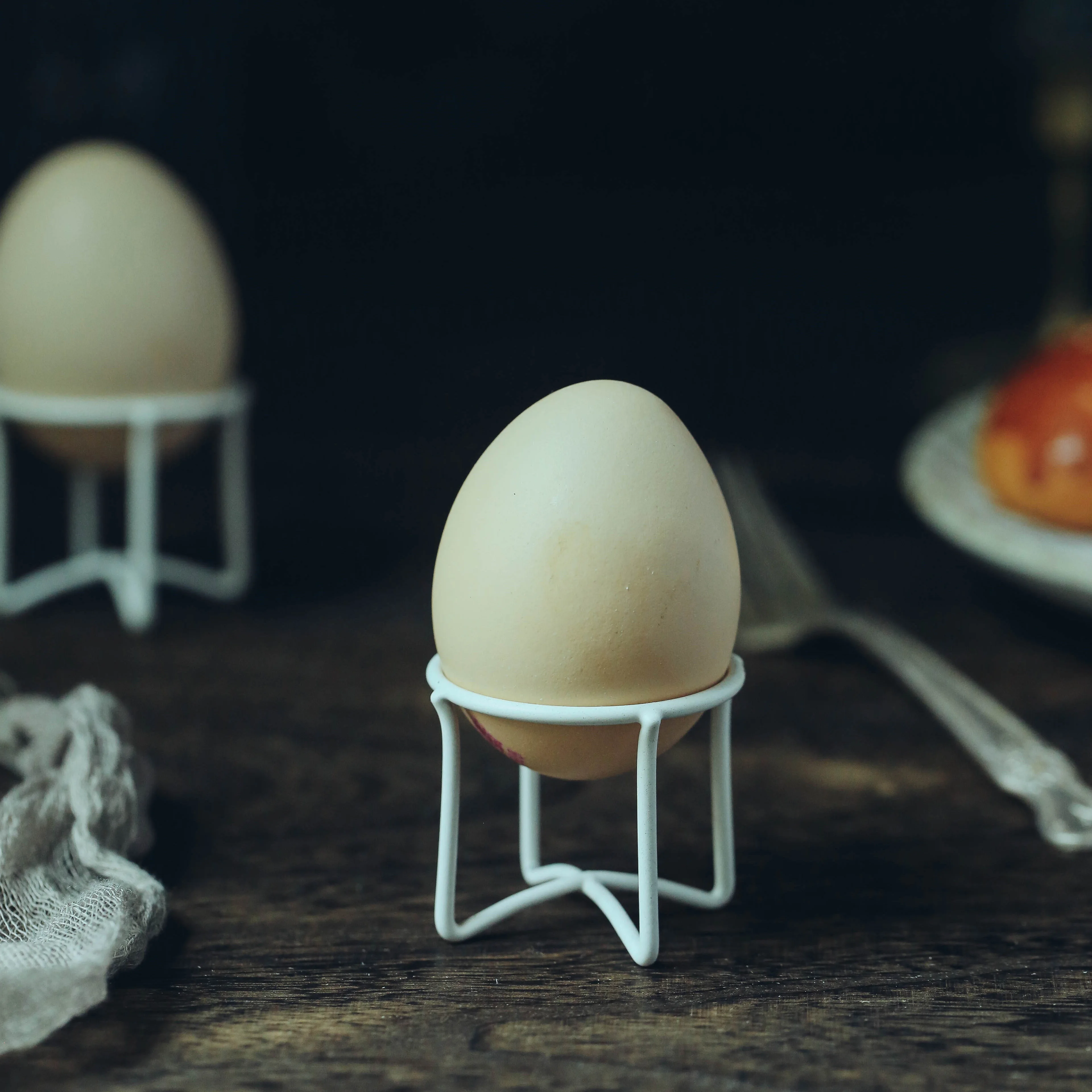 Egg Tray Boiled Egg Stand Storage Stainless Steel ins Style Food