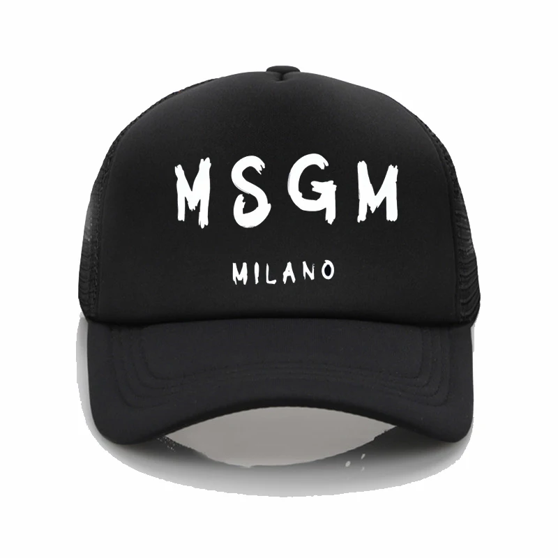 

Fashion hats Msgm Logo Unisex Adjustable Cap Baseball Cap Sports Cap Sun Hat hip hop hat