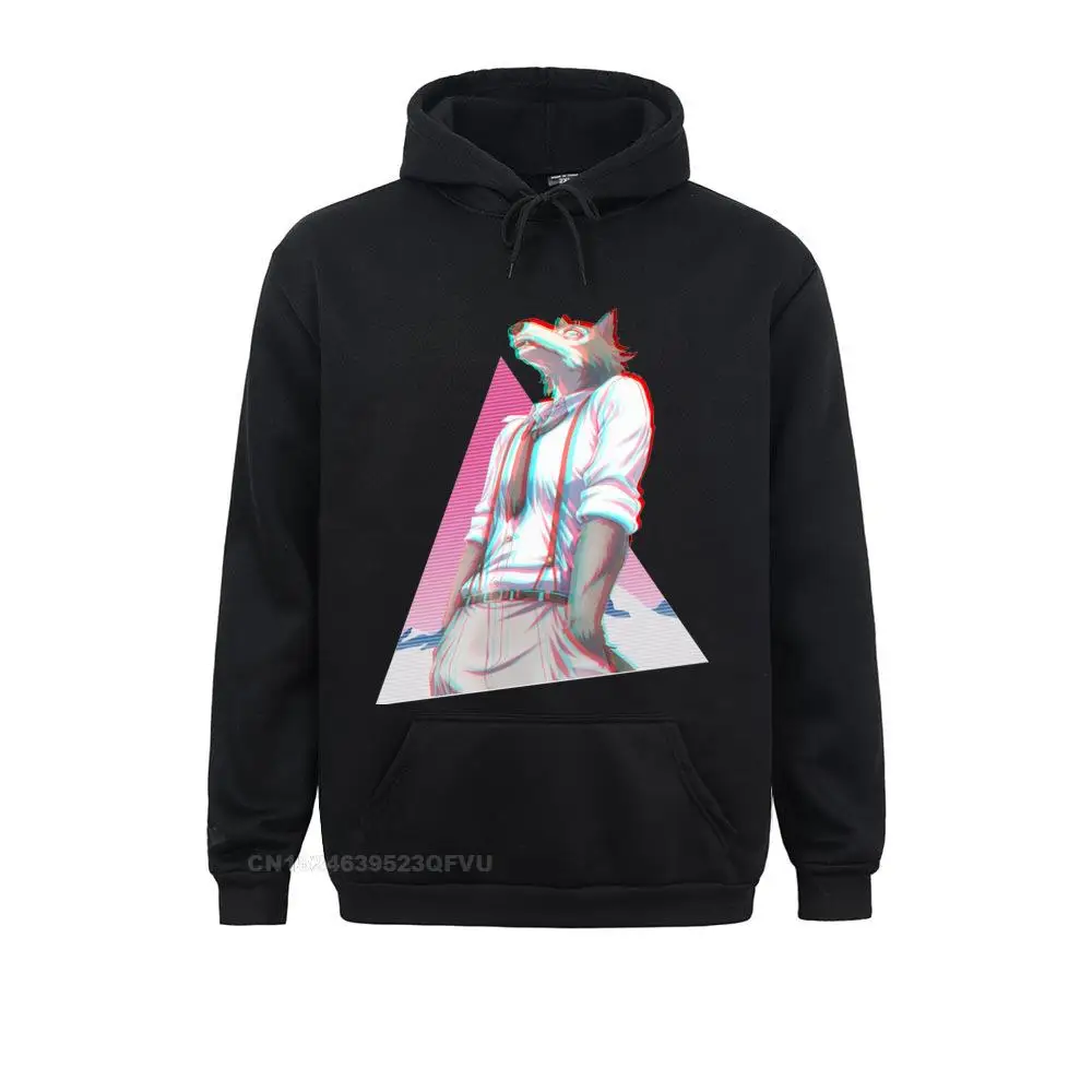 Beastars Pullover Felpa Con Cappuccio Da Uomo In Cotone Fantastico Pullover Felpa Con Cappuccio Anime Animal Wolf Anime Furry Manga Pullover Felpa Con