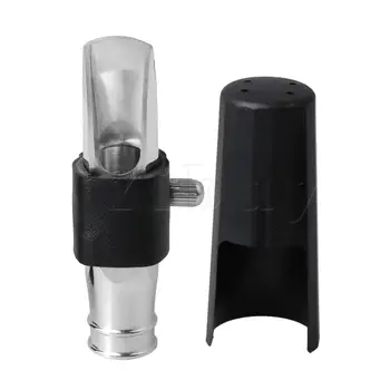 

Yibuy Jazz Style E-flat Alto Saxophone Mouthpiece 5# w/PU Leather Cap