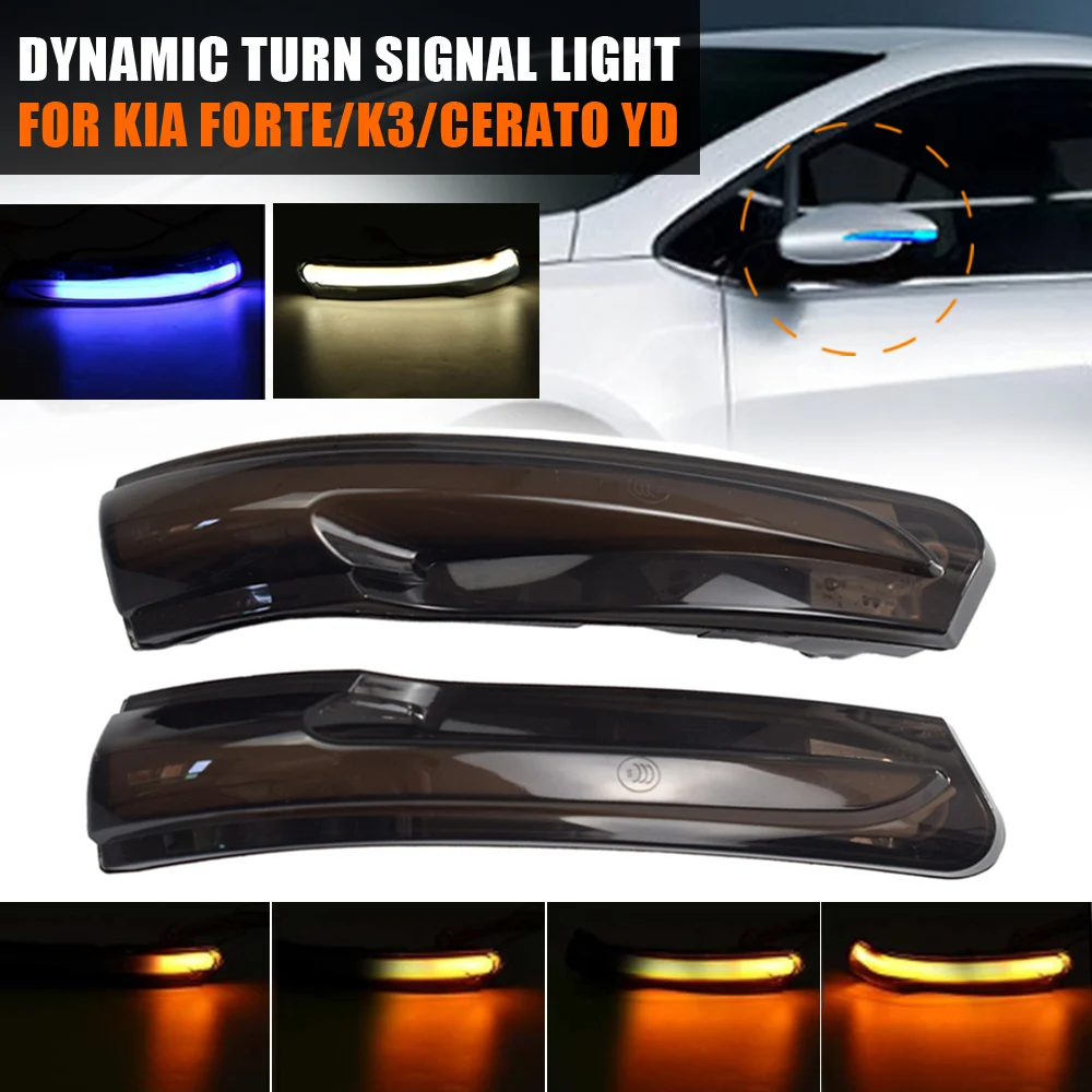 

Superb LED Dynamic Turn Signal Blinker Sequential Side Mirror Indicator Light For Kia Forte K3 Cerato YD 2014-2018