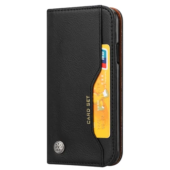

For iPhone X XS 8 7 Plus 6 6S Plus Card Slots Wallet Flip Cover Magnetic Phone Case For iPhone XS Max XR Luxury Leather Case
