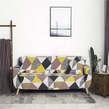 

1Piece High Stretch Sofa Slipcover, Polyester and Spandex Soft Seater 4/3/2/1 Couch Cover Coat Slipcover Furniture Protector