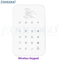 Clavier tactile sans fil GSM pour système d'alarme domestique, carte RFID, anti cambriolage, anti incendie, panneau de commande hôte 