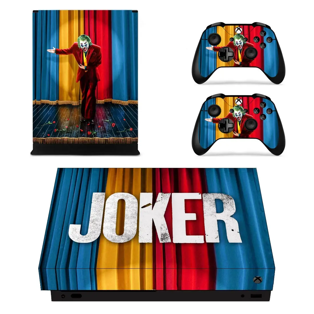 DC пленка Джокер кожа Наклейка для Xbox One X консоли и контроллеры наклейки s для Xbox One X Кожа винил