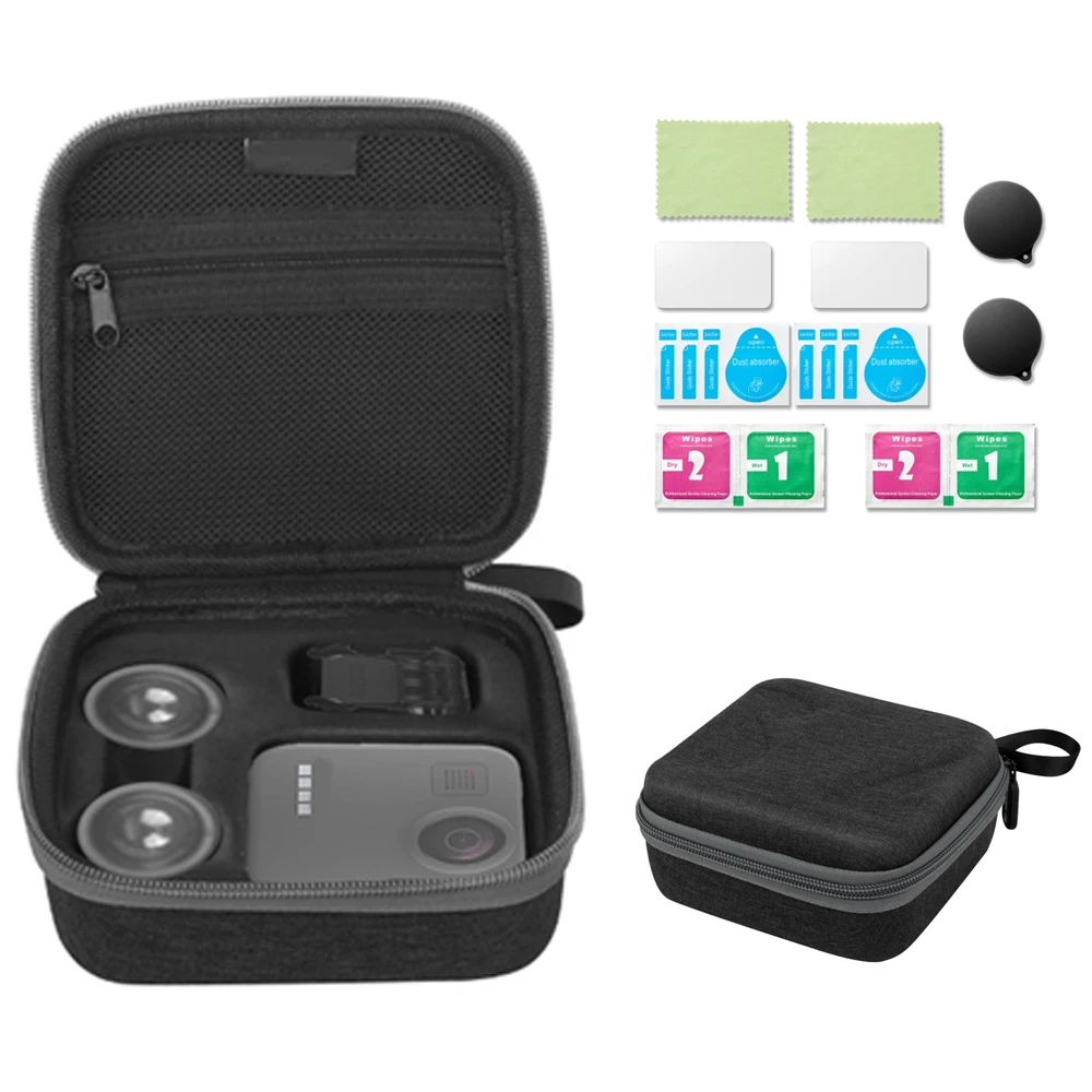 JINSERTA жесткий чехол для переноски GoPro Max крышка объектива пленка экрана