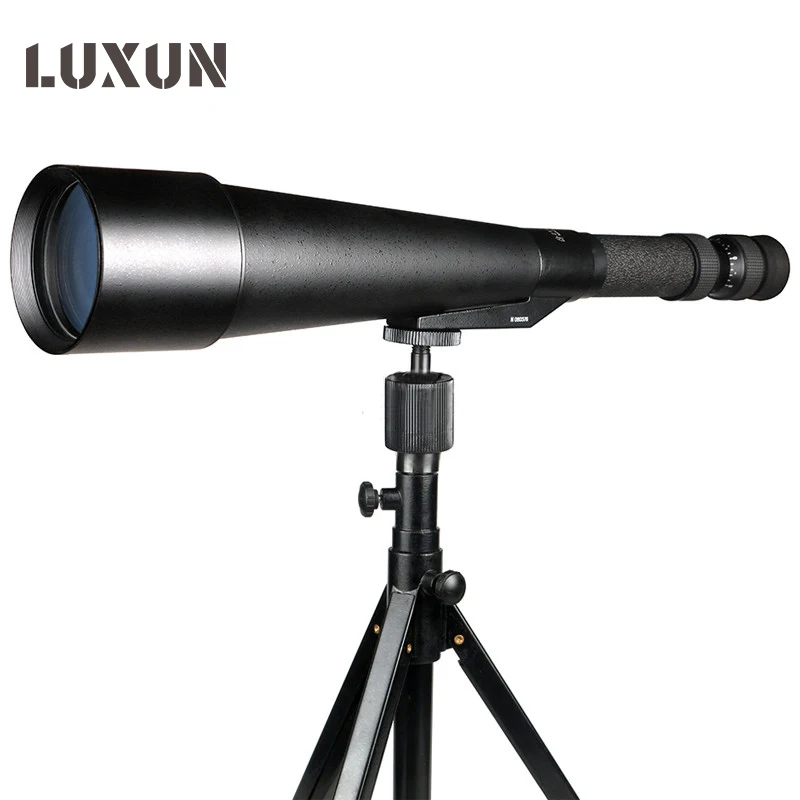 Powerful Monocular Telescope 15-60x66 Black HD Long Range Zoom Telescope  Tourism Outdoor Camping Hunting Telescopes with Tripod