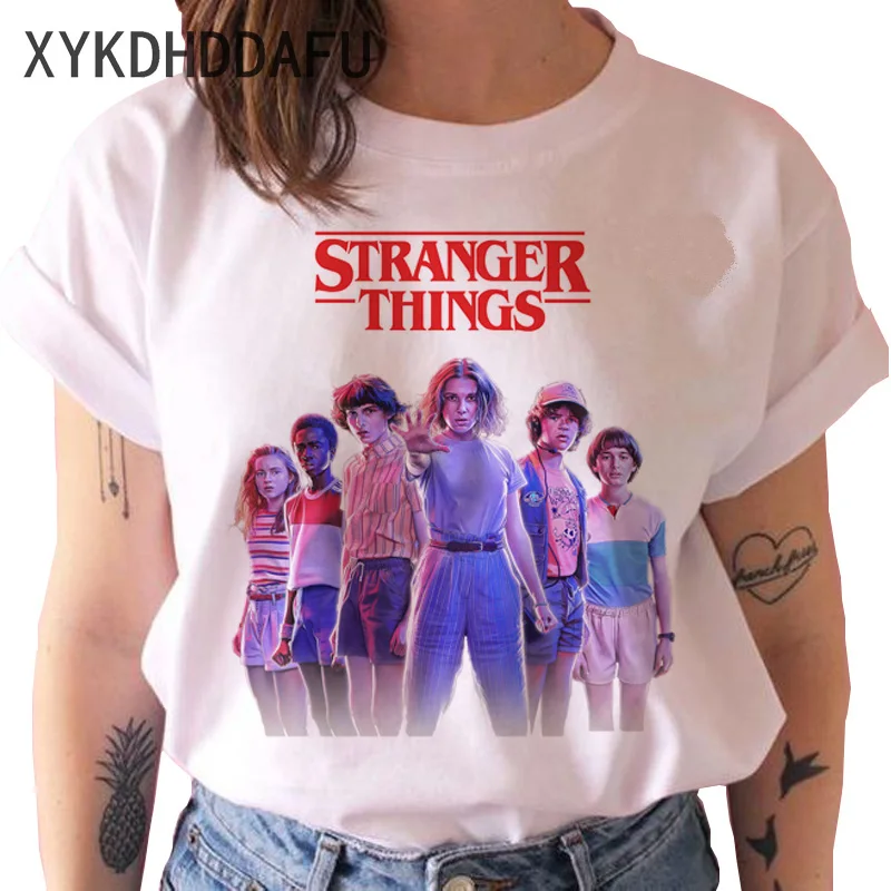 Футболка Stranger Things Season 3 для мужчин и женщин одиннадцать футболок с перевернутыми