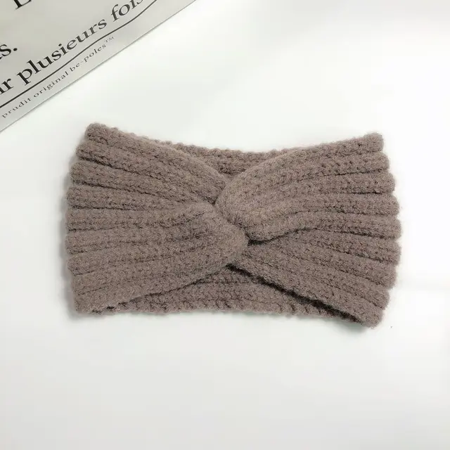 Winter Warm Headband for Women Woolen Knitting Headbands Wool Knitted Elastic Headband Headwear Girls Hair Band Hair Accessories AY05