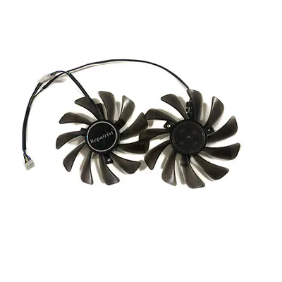 2 шт./компл. 95 мм PLD10010S12HH/FDC10U12S9-C охлаждающий вентилятор GPU для Gigabyte RTX2070 GTX1660Ti GTX 1650 RTX 2060 2070 Вентилятор охлаждения - Цвет лезвия: 95mm FDC10U12S9C