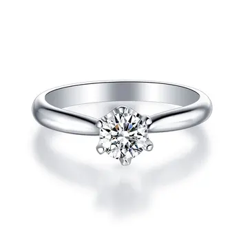 

18k Gold White Gold Rose Gold Gold Diamond Ring Genuine 1 Carat Platinum Wedding Marriage Couple Ring