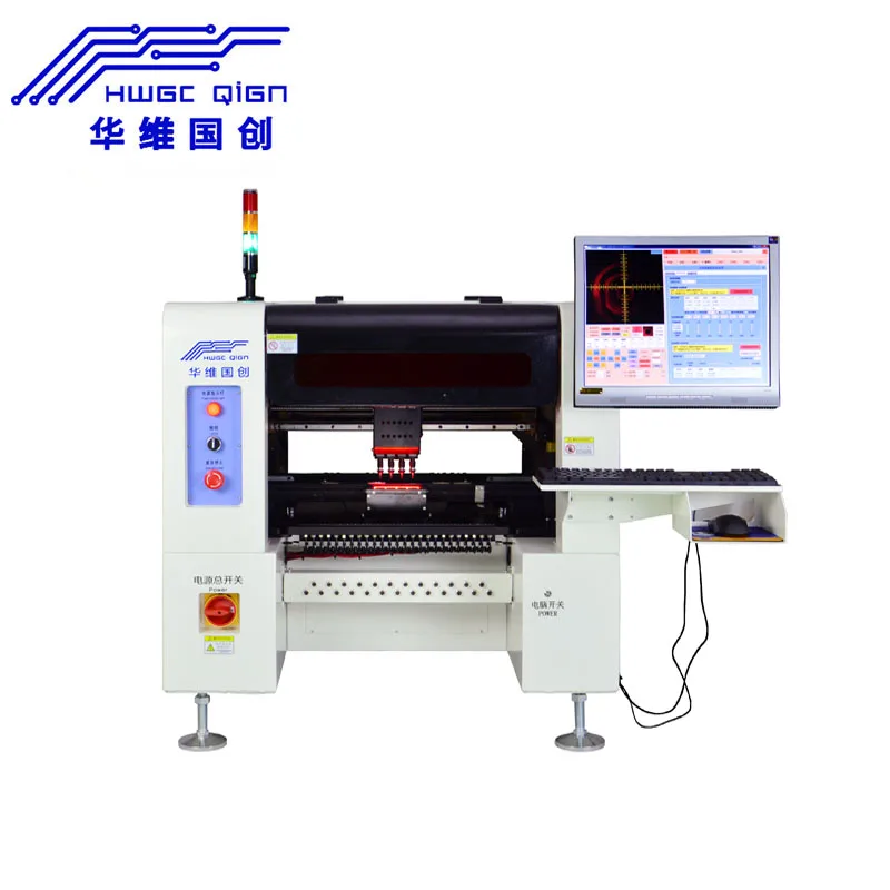 

High Speed Automatic LED Strip Making Machine HWGC HW-T4SG-50F Pick Place Machine SMT SMD LED Manufacturing Machine Line