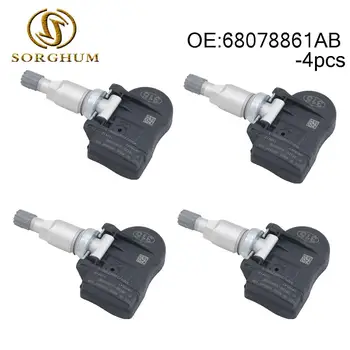 

4pcs 68078861AB Tire Pressure Sensors TPMS 315MHz Fits For Mopar For Dodge For Jeep