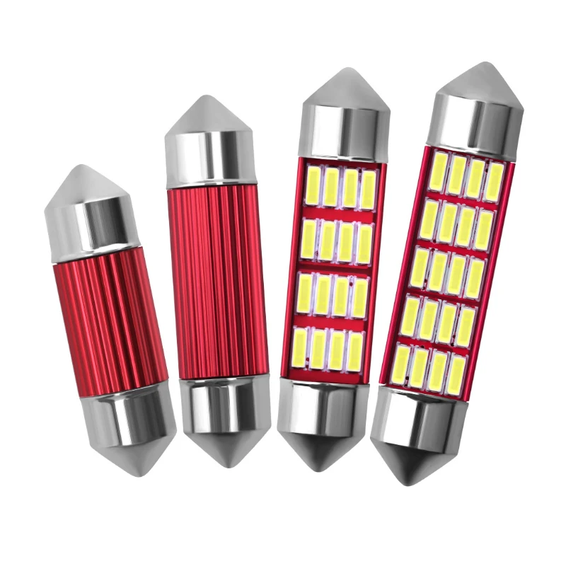 

Автомобильная гирлянсветильник C5W C10W 4014 12SMD, автомобильная лампа Canbus, автомобильный внутренний купол, Освещение номерного знака, без ошибок, белый, 31/36/39/41 мм