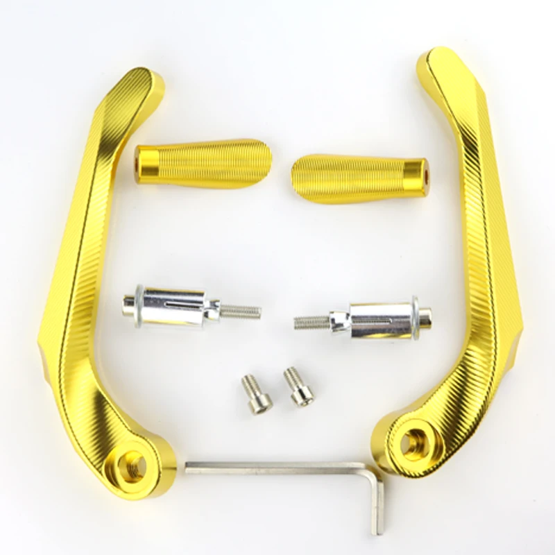 Для Honda CBR250R CBR250RR CBR 500R 500F CBR 1000RR 22 мм 7/" CNC алюминиевый тормозной рычаг защита рычага сцепления протектор Proguard - Цвет: gold