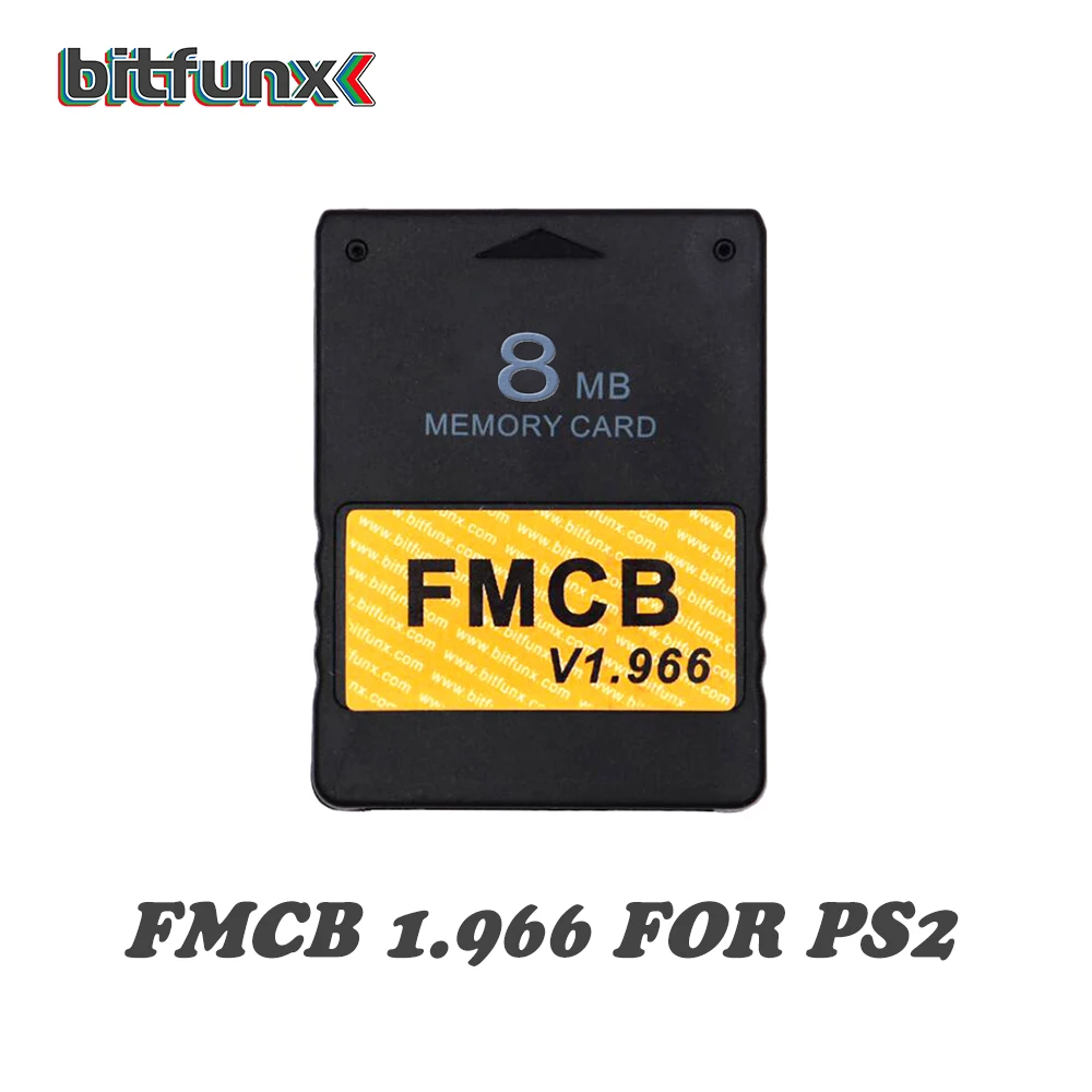  FMCB v1.966 8/16/32/64MB tarjeta de memoria para PS2 + 35 