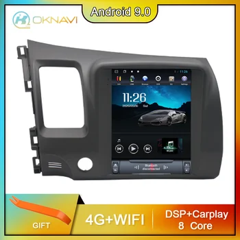 

Car Radios with Navigation for Honda Civic 8 2005-2011 Android 9.0 Carplay 9.7 Inch 8 Core 4G 64G Navigation GPS No 2din 2 DIN