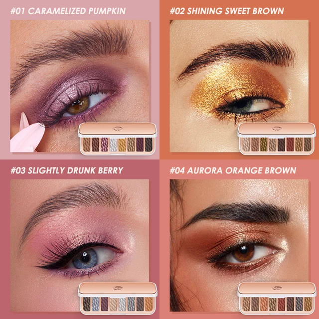 O.TWO.O Eyeshadow Palette 8 Color Shadows Pallet Glitter Highlighter Matte Shimmer Make Up Pigment Powder Eye Make-up Pallet 2