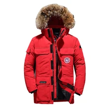 90% пуховики мужские зимние куртки мужские модные толстые теплые парки меховые белые пуховые пальто повседневные мужские водонепроницаемые пуховики 165