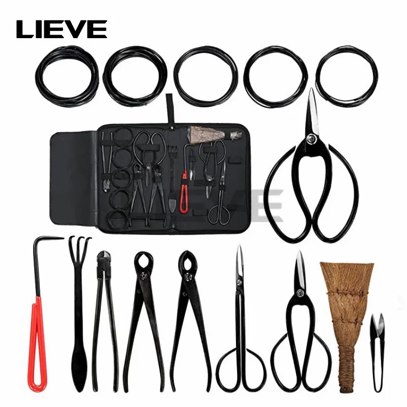 £19.99 Bonsai Pruning Tool Set Shear Garden Extensive Cutter Carbon Steel