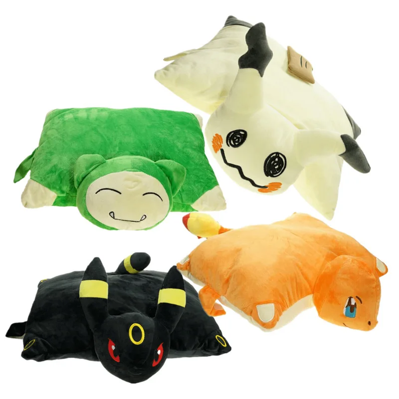 С изображением игры Покемон мультфильм Mimikyu Umbreon Charmander плюшевый снорлакс кукла