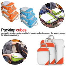 Сумка для путешествий, нейлоновая, дышащая, одноцветная, для путешествий, складной органайзер, сжимаемая сумка для хранения