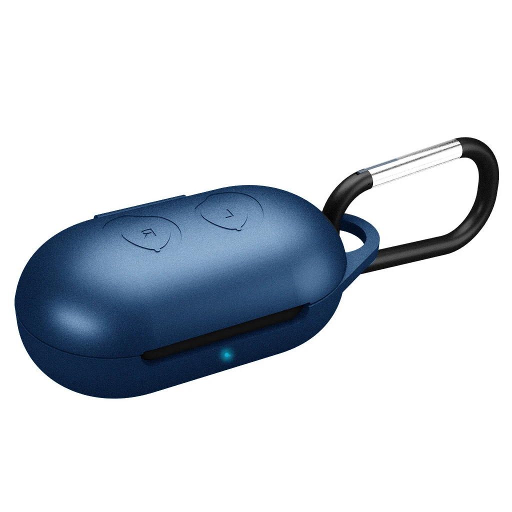 Водонепроницаемый защитный чехол силиконовый беспроводной Bluetooth наушник защитный чехол карабин для Xiaomi mi Airdots Red mi
