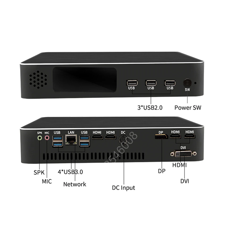 Игровой мини ПК Topton I7 8700 i5 9400F GTX1050TI 4G Nvidia GPU Win10 Pro Barebone Nettop Linux настольный компьютер