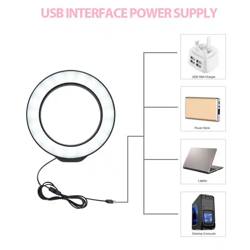 horen anillo de luz led regulable