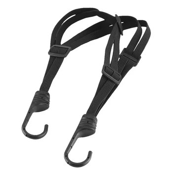 

2 Hooks Motorcycles Moto Strength Retractable Helmet Luggage Elastic Rope Strap
