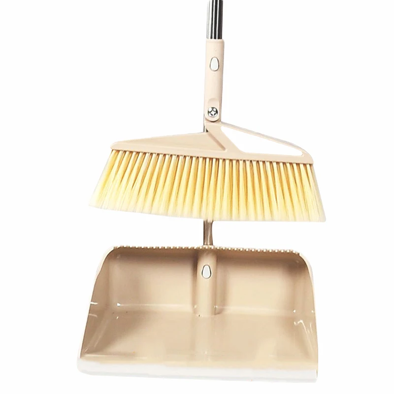 

Rotatable Windproof Broom Dustpan Set Adjustable Large Capacity Detachable Sweeping Tool WWO66