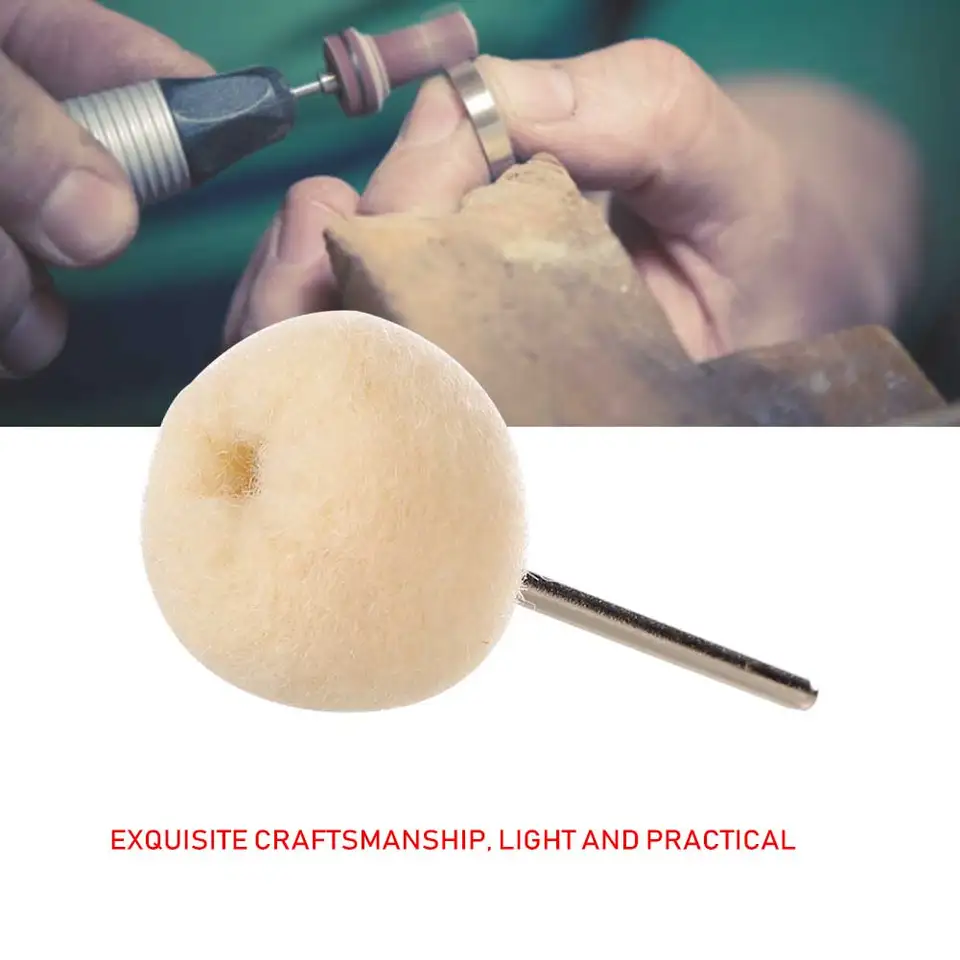 SMERIGLIATRICE TAMPONE RUOTA Lucidante Tipo T Cuscinetto Bianco